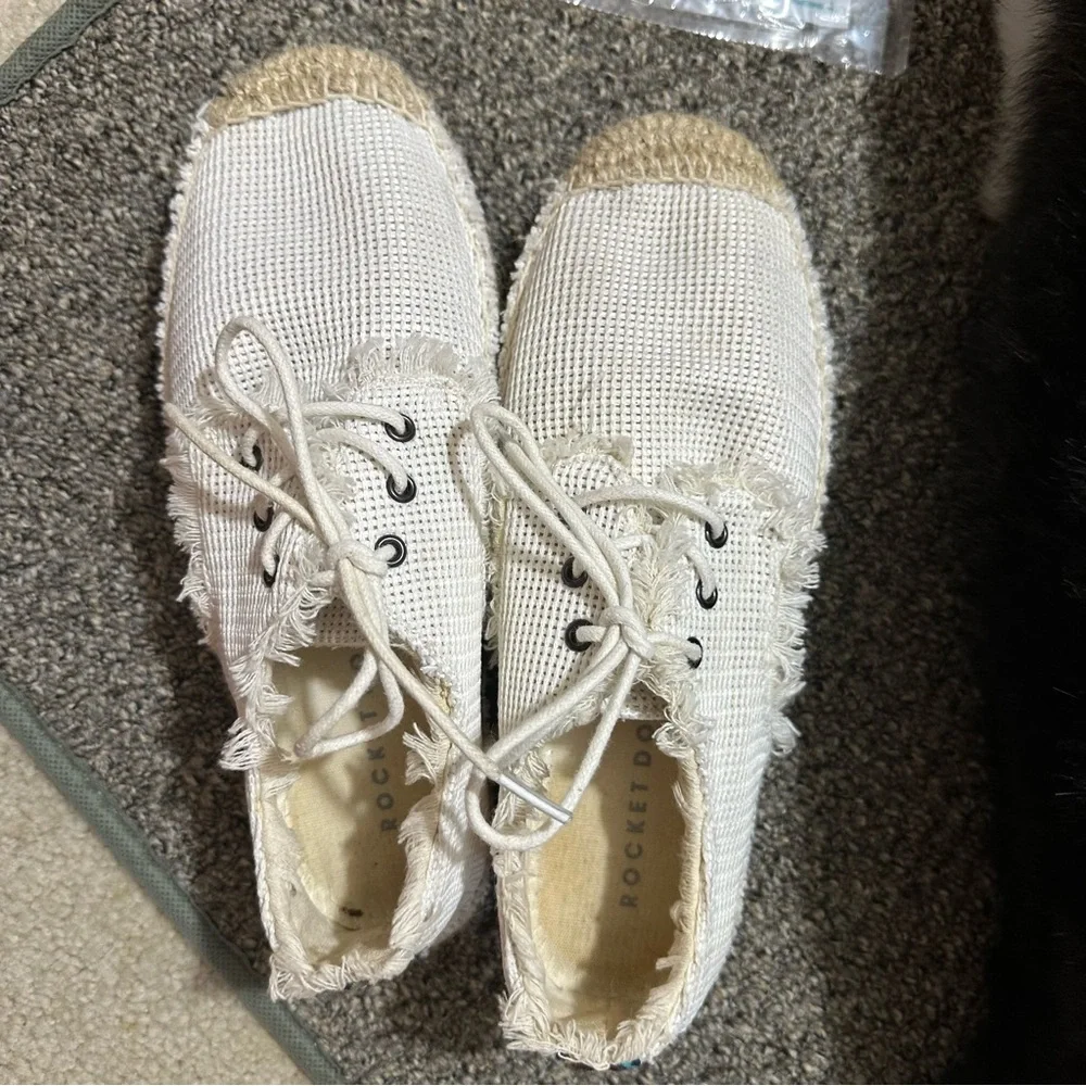Rocket Dog White Espadrilles Summer Canvas Sneakers for Fun for Any‎ Women